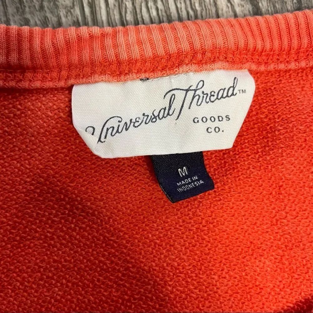 2/$30 Universal Thread Orange Distressed Sweatshirt - Picture 5 of 7